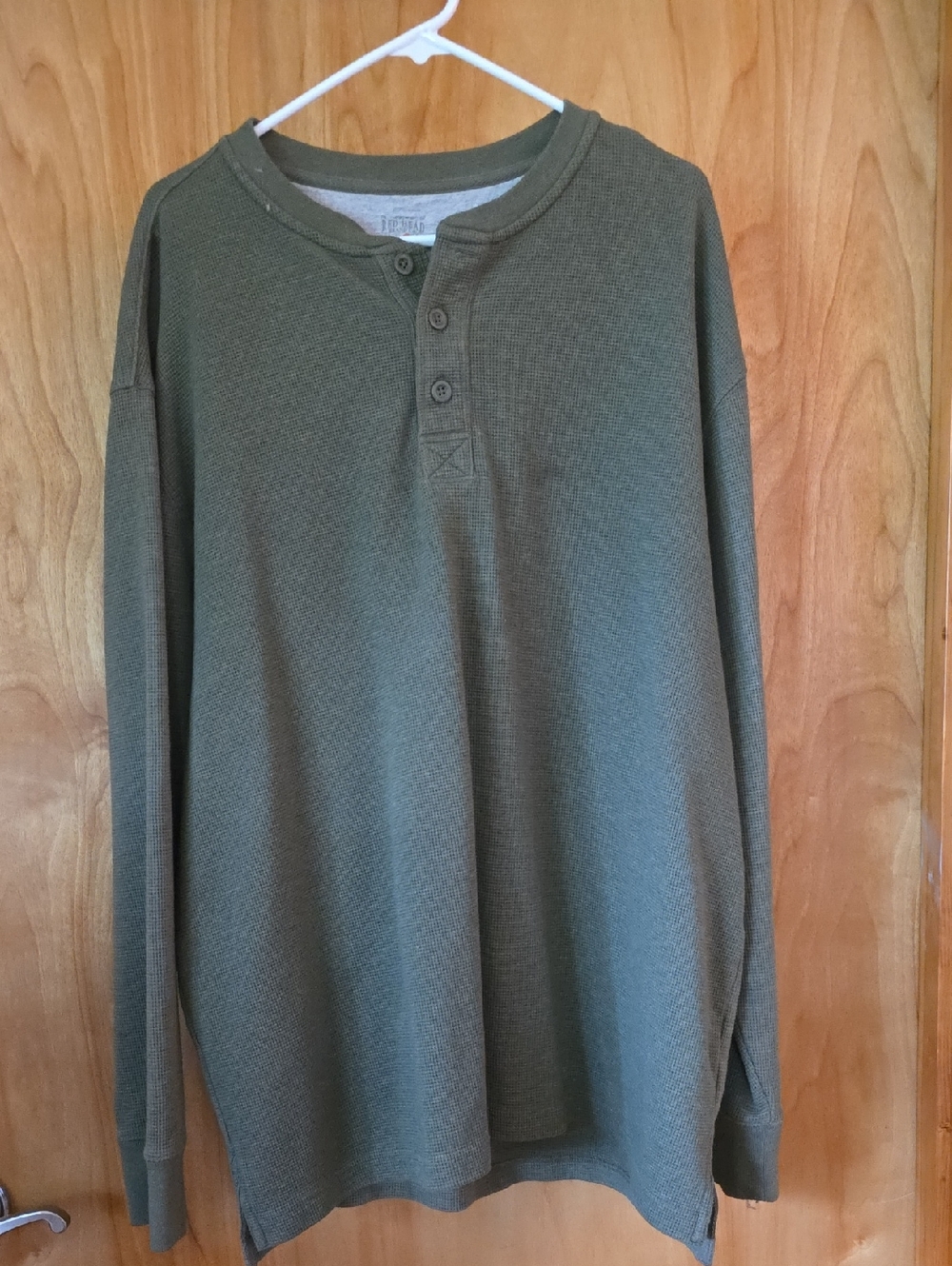 Men's Thermal Henley Shirt